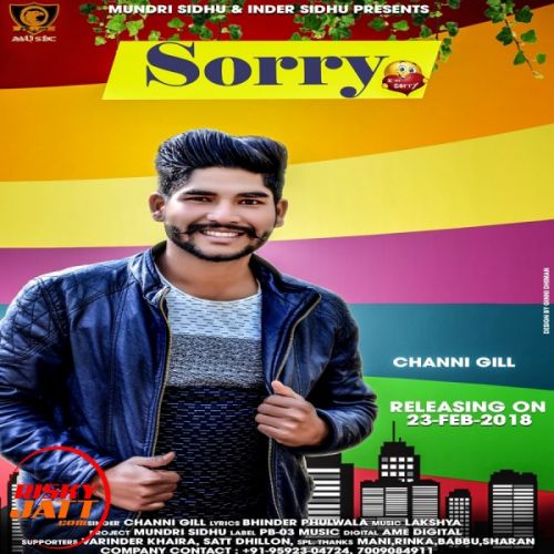 Sorry Channi Gill mp3 song download, Sorry Channi Gill full album