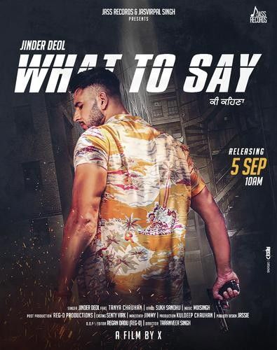 What To Say Jinder Deol mp3 song download, What To Say Jinder Deol full album