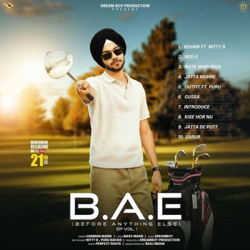 Veham Harman Mann, Nitty B mp3 song download, B.A.E Harman Mann, Nitty B full album